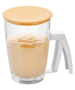 Null Tescoma Teigportionierer Teigspender Teigdosierer Muffins Transparent Waffeln 1L