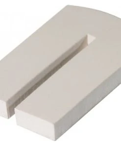 Contacto 6x Ersatz-Abstreifgummi Zu Messerabstreichbehälter Mit Aufsatz, Edelstahl