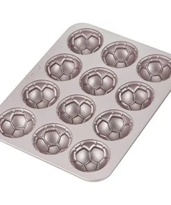 Null CHEFMADE | 6 Mulden Bowl Backform | 305x198x48mm | Champagnergold | Antihaft- & Silikonbeschichtet | Befüllbare Kuchen | Mug Cake| Bowls | Dessertform -Schneider-Geschäft 058c19bc 8d73 4096 9543 49bdeba8c784