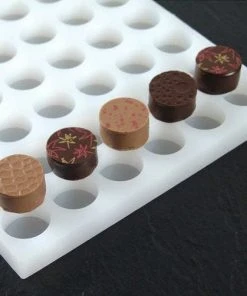 Null Silikonform Für Pralinen, Rund