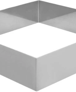 Esmeyer 1 X SCHNEIDER Tortenring "Quadrat", 12 X 12 X 5 Cm 120 X 120 X 50 Mm -Schneider-Geschäft 10a655bf a761 4d28 9f81 eb886947a9d7