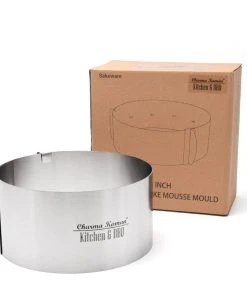 Null Charma Kaman Premium Verstellbarer Kuchenring/Kuchenrahmen Ă 16-33cm