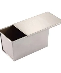 Null CHEFMADE | 18cm Kastenform Klein | 185x115x65mm | Champagnergold | Antihaft- & Silikonbeschichtet| Brotbackform| Hefezopf Form| Brotform| Rechteckform -Schneider-Geschäft 15253a14 3e70 4f37 8057 57d161a474b2