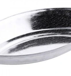 17x Contacto Petits-Fours (Schiffchenform) Aus Weißblech Größe: 6,5 Cm, Höhe: 1 Cm