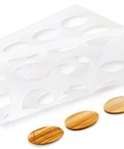 Null Schablone, Silikonmatte Zum Einstreichen, Oval