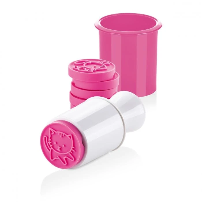 Null Tescoma Ausstechform Mit Stempel Für Kinder Katze Hund Kunststoff Rosa 7-tlg SET 1 Null Tescoma Ausstechform Mit Stempel Für Kinder Katze Hund Kunststoff Rosa 7-tlg SET
