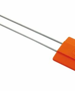 Schneider® Schneider - Stielschaber Silikon Mittel Orange 285 Mm Lang, Mit Edelstahlstiel