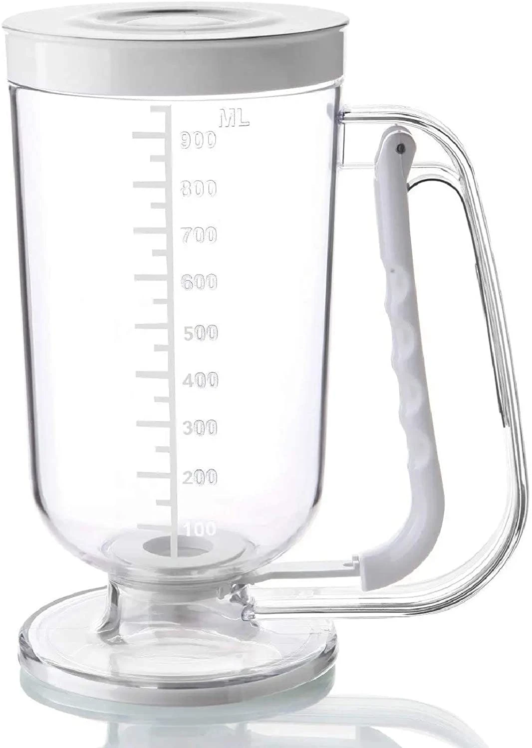 Null Vip Ahmet Teigportionierer Teigdosierer Portionierkrug Hamur Dagitici Transparent-Anthrazit 1 Null Vip Ahmet Teigportionierer Teigdosierer Portionierkrug Hamur Dagitici Transparent-Anthrazit