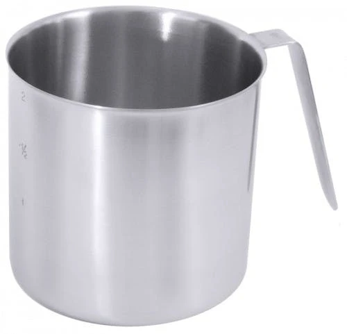 2x Contacto Maß, Zylindrisch, Edelstahl, Volumen: 1 L, Durchmesser: 11 Cm, Höhe: 13,5 Cm 2 2x Contacto Maß, Zylindrisch, Edelstahl, Volumen: 1 L, Durchmesser: 11 Cm, Höhe: 13,5 Cm – Bild 2