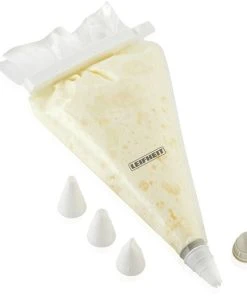 Null LEIFHEIT Einweg Spritzbeutel Set Garnierbeutel Tülle Beutel Gebäck Verzieren