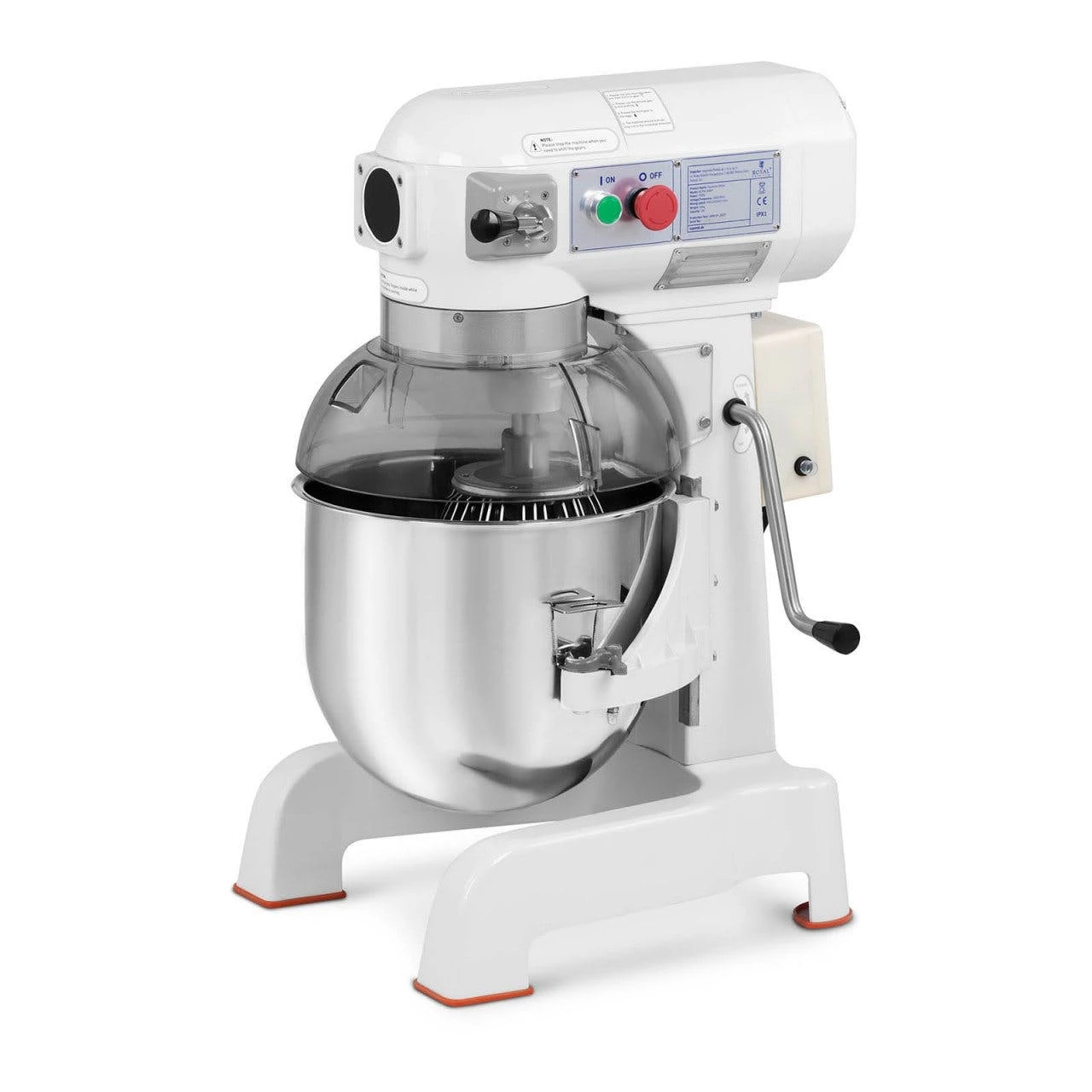 Royal-catering Royal Catering Teigknetmaschine - 20 L - 700 W - Schüssel Absenkbar 1 Royal-catering Royal Catering Teigknetmaschine - 20 L - 700 W - Schüssel Absenkbar