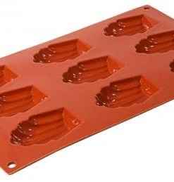 Contacto 3x Silikon-Backmatte. MADELEINE Mit 9 Formen Aus Reinem Silikon. Format: 30 X 17.5 Cm Maß: 6.8 Cm X 4.5 Cm. Höhe: 1.7 Cm