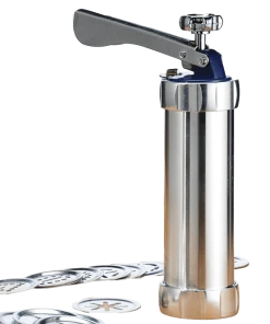 Null Gebäckpresse Kekspresse Plätzchenpresse Gebäckspritze Aus Aluminium 20 Aufsätze