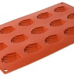 Contacto 3x Silikon-Backmatte. MADELEINE Mit 15 Formen Aus Reinem Silikon. Format: 30 X 17.5 Cm Maß: 4.4 Cm X 3.4 Cm. Höhe: 1 Cm