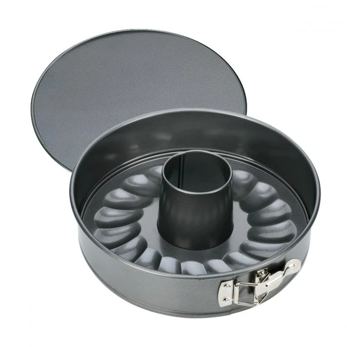 Null Zenker Springform 28 Cm Mit Flach- Und Rohrboden Kuchenform Backform Antihaft 2 Null Zenker Springform 28 Cm Mit Flach- Und Rohrboden Kuchenform Backform Antihaft â Bild 2