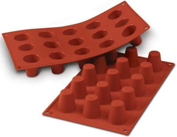 Null Silikonform, Backform, Babà 35 Mm, Silikomart 1 Null Silikonform, Backform, Babà 35 Mm, Silikomart