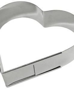 Esmeyer 1 X SCHNEIDER Backrahmen "Herz" Edelstahl, Verstellbar 290 - 380 X 70 Mm