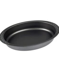 Null CHG Backofenform, Antihaftbeschichtet, Oval, Ca. 36 X 25 X 5,5 Cm
