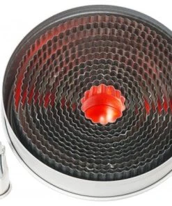 2x Contacto Ausstechformen, Oval Gewellte Form, Weißblech, Größe: 25 Mm X 20 Mm - 80 Mm X 65 Mm, Höhe: 30 Mm -Schneider-Geschäft 52990908 b580 4136 9c61 61ccc33f9ee0 3