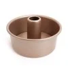 Null CHEFMADE | 17cm Angel-Cake Backform | 170x70mm | Champagnergold | Antihaft- & Silikonbeschichtet| Chiffon Cake| Minikuchen| Mit Hebeboden| Tortenform