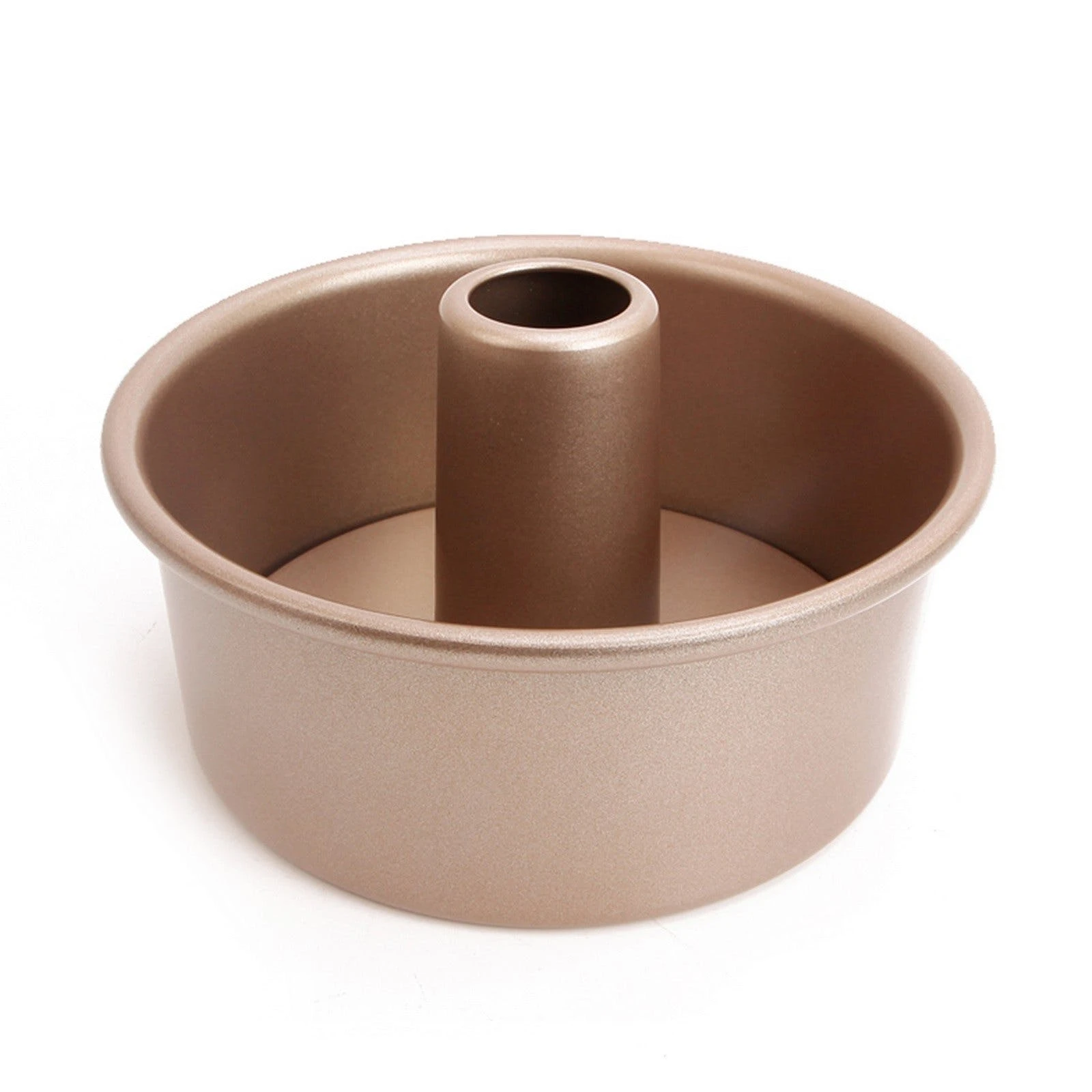 Null CHEFMADE | 17cm Angel-Cake Backform | 170x70mm | Champagnergold | Antihaft- & Silikonbeschichtet| Chiffon Cake| Minikuchen| Mit Hebeboden| Tortenform 2 Null CHEFMADE | 17cm Angel-Cake Backform | 170x70mm | Champagnergold | Antihaft- & Silikonbeschichtet| Chiffon Cake| Minikuchen| Mit Hebeboden| Tortenform – Bild 2