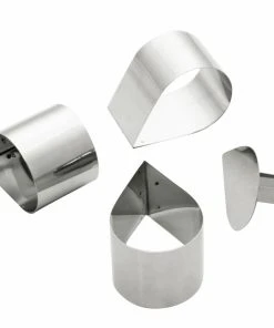 Esmeyer 1 X SCHNEIDER Schaumspeiseringe-Set / Tropfen Edelstahl 73 Mm