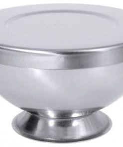 2x Contacto Eisbombenform Aus Edelstahl, Zweiteilig, Mit Fuß Und Deckel, Durchmesser: 12 Cm, Höhe: 8 Cm -Schneider-Geschäft 5bcef672 62f5 400c b2da aaaa4c414497 1
