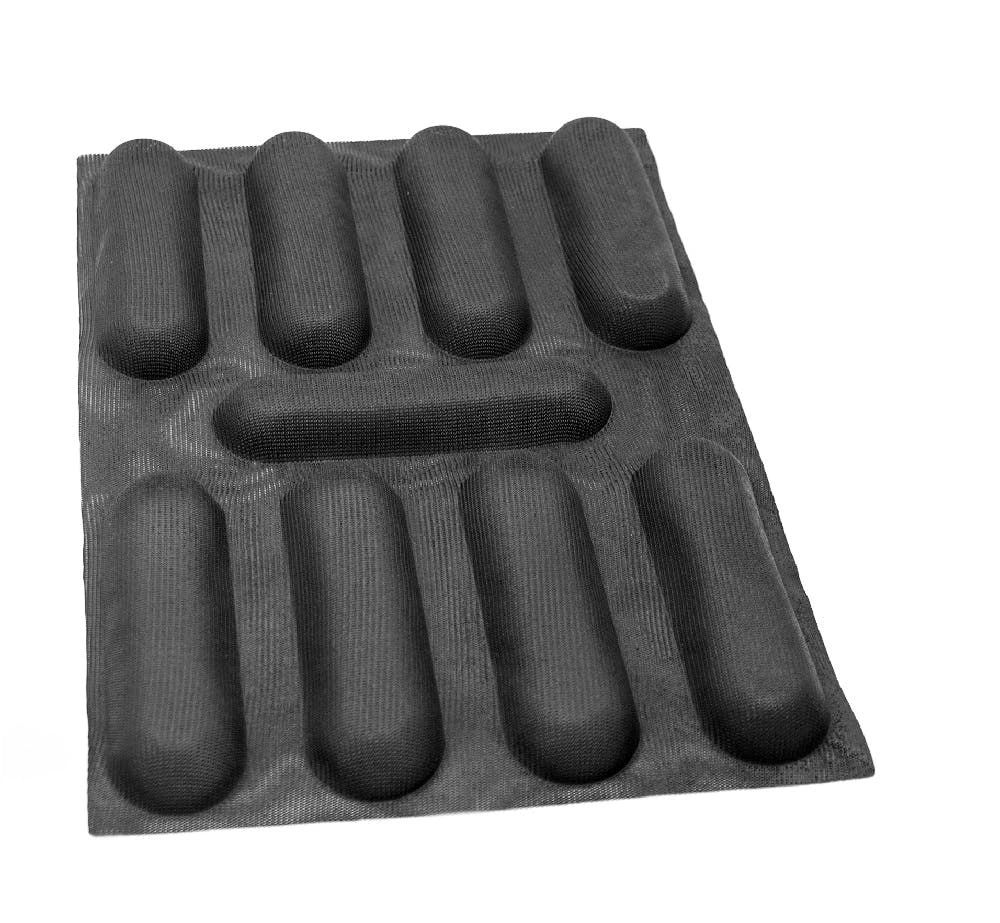 Esmeyer 1 X SCHNEIDER Backform AIR - Mini Baguette 40 X 60 Cm, 230x64 Mm, H 30 1 Esmeyer 1 X SCHNEIDER Backform AIR - Mini Baguette 40 X 60 Cm, 230x64 Mm, H 30