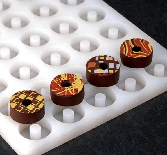 Null Silikonform Für Pralinen, Kringel, Ring 1 Null Silikonform Für Pralinen, Kringel, Ring