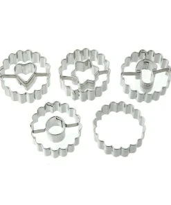Null Linzer Ausstecher Rosette 4 In 1 Keks-Ausstecher Mit Auswerfer Aus Edelstahl -Schneider-Geschäft 697c7b96 1721 4dc7 ae2e a9ca43c06c9e 2