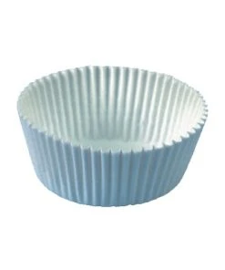 Papstar 4800 Backförmchen Ø 5 Cm · 2,5 Cm Weiss