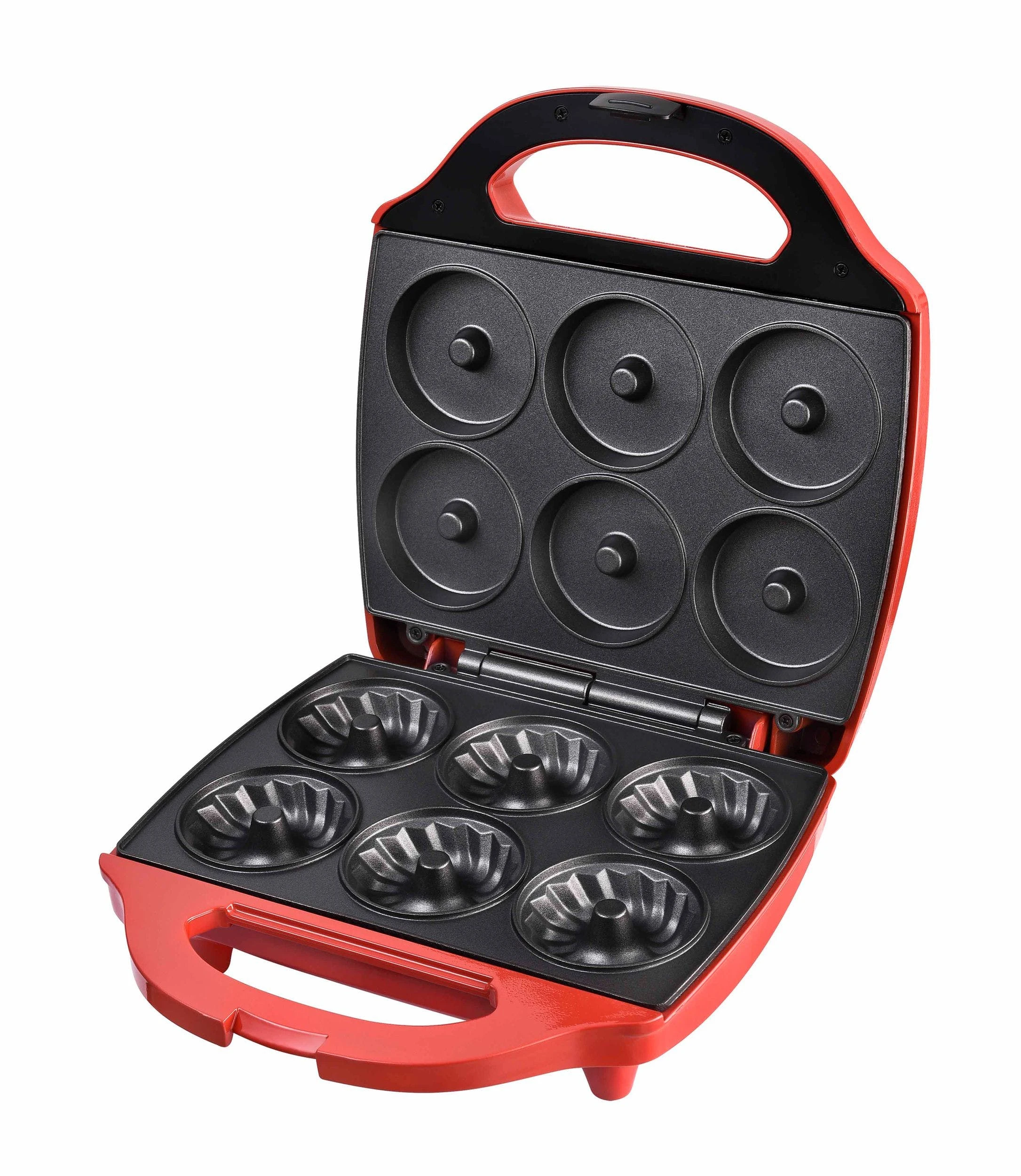 Null Team Kalorik TKG CKM 1002 R Gugelhupf/Donut-Maker, Metall, Aluguss, Kunststoff, Antihaftbeschichtung, Rot 5 Null Team Kalorik TKG CKM 1002 R Gugelhupf/Donut-Maker, Metall, Aluguss, Kunststoff, Antihaftbeschichtung, Rot – Bild 5