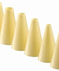 Schneider® Schneider - Lochtüllenset 6-tlg., PP Elfenbein, Höhe: 6 Cm