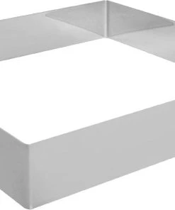 Esmeyer 1 X SCHNEIDER Tortenring "Quadrat", 24 X 24 X 5 Cm 240 X 240 X 50 Mm -Schneider-Geschäft 7ba90633 bf42 487b 9e65 ab432c9a0c22 3