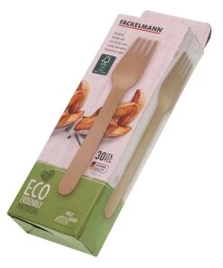 FACKELMANN 31026 Nature Holzgabel | Birke | 155mm | 30 Stück | Mehrfachnutzung