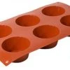 Contacto 3x Silikon-Backmatte. MUFFIN Mit 6 Formen Aus Reinem Silikon. Format: 30 X 17.5 Cm Durchmesser: 6.9 Cm. Höhe: 3.5 Cm