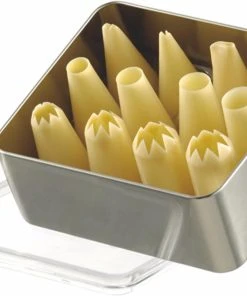 Schneider® Schneider - Tüllenkassette 12-tlg., PP "groß" 4 Stern-/4 Loch- U. 4 Garniertüllen