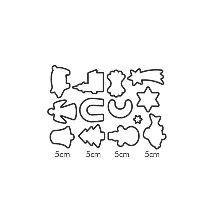 Null Tescoma Ausstecher Mit Stempel Für Kekse Plätzchen Weihnachten 4er Set Keksform 6 Null Tescoma Ausstecher Mit Stempel Für Kekse Plätzchen Weihnachten 4er Set Keksform – Bild 6