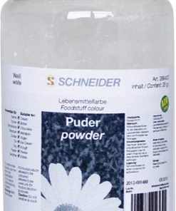 Esmeyer 1 X SCHNEIDER Lebensmittel-Puderfarbe Weiß 25 G
