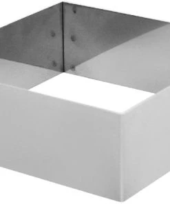 Esmeyer 1 X SCHNEIDER Tortenring "Quadrat", 12 X 12 X 5 Cm 120 X 120 X 50 Mm