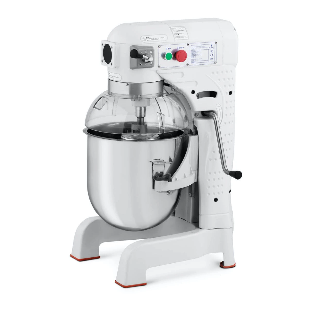 Royal-catering Royal Catering Teigknetmaschine - 20 L - 700 W - Schüssel Absenkbar 2 Royal-catering Royal Catering Teigknetmaschine - 20 L - 700 W - Schüssel Absenkbar – Bild 2
