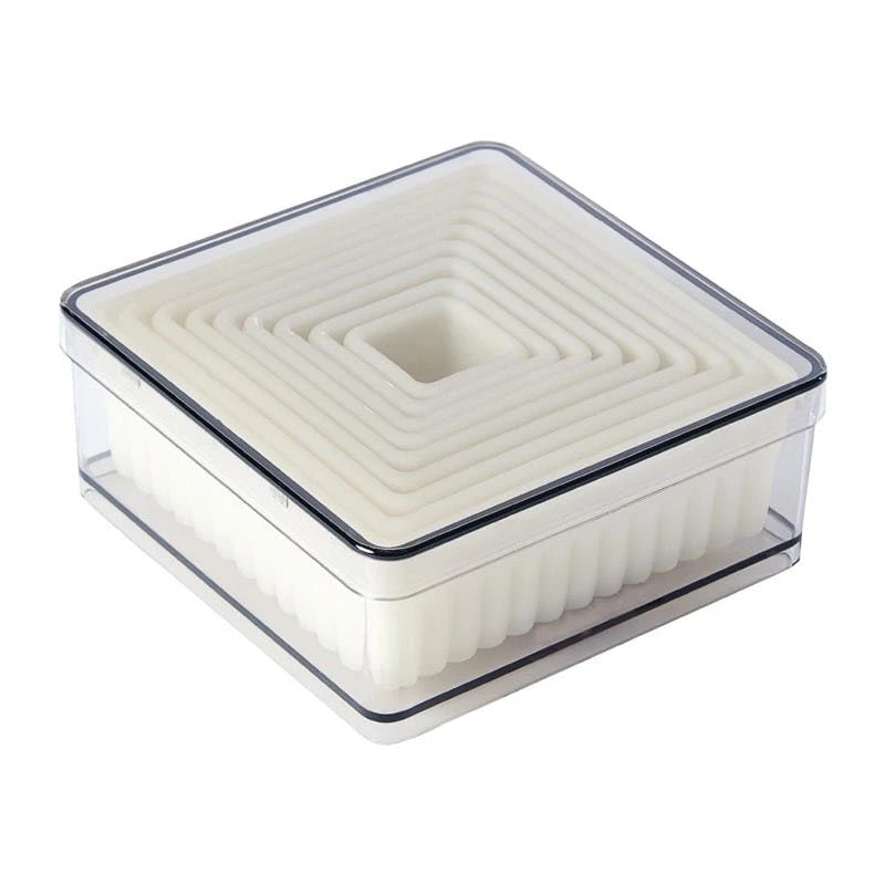 Schneider® Schneider Viereckige Ausstechformen Gerillt, Packungsinhalt: 9 Stück 1 Schneider® Schneider Viereckige Ausstechformen Gerillt, Packungsinhalt: 9 Stück