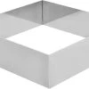 Esmeyer 1 X SCHNEIDER Tortenring "Quadrat", 18 X 18 X 5 Cm 180 X 180 X 50 Mm