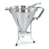 Royal-catering Royal Catering Fülltrichter - 1,8 L - Edelstahl - 3 Füllspitzen