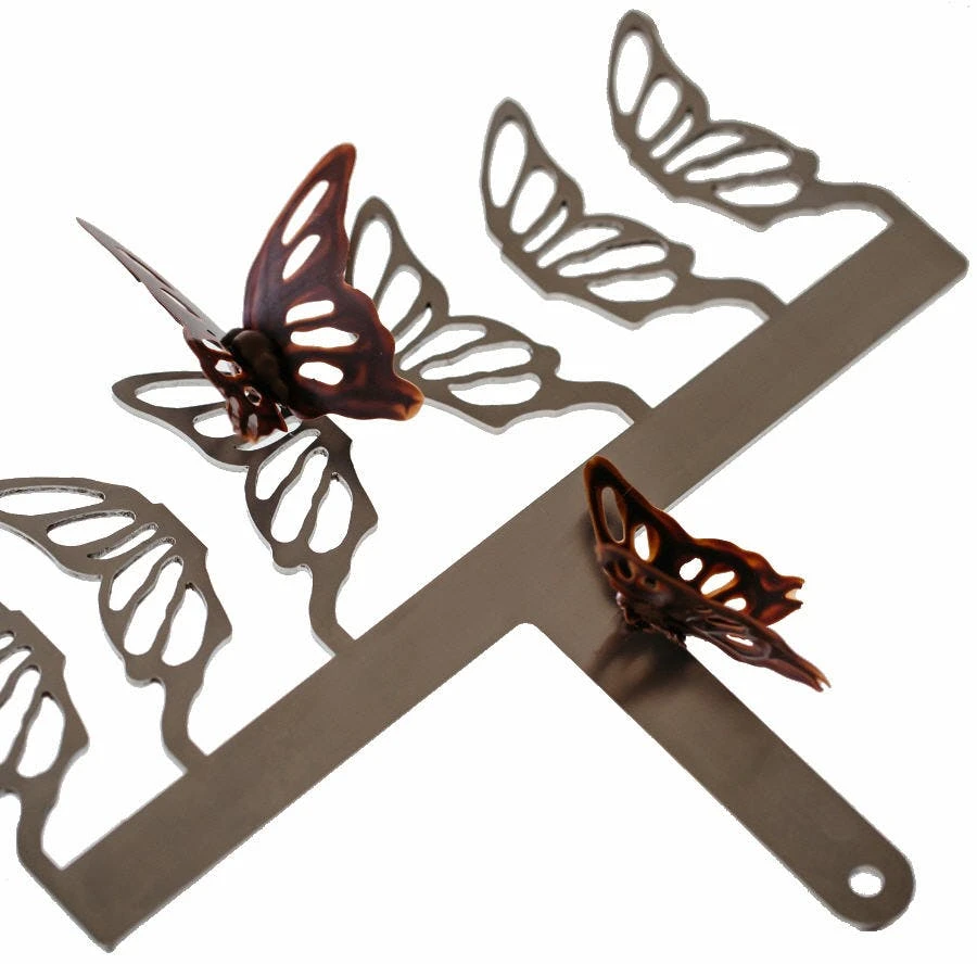 Null Schokoladenkamm, Edelstahl, Schmetterling 60 Mm 6 Null Schokoladenkamm, Edelstahl, Schmetterling 60 Mm – Bild 6