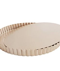 Null CHEFMADE | 18cm Tarteform Mit Hebeboden | 176x30mm | Champagnergold | Antihaft- & Silikonbeschichtet | Quicheform | Mit Hebeboden | Obstkuchenform -Schneider-Geschäft cd375e66 4643 4096 88a3 023302819269