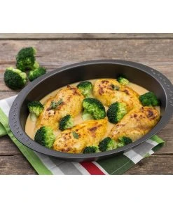 Null CHG Backofenform, Antihaftbeschichtet, Oval, Ca. 36 X 25 X 5,5 Cm -Schneider-Geschäft cd39c73b 171f 43d5 b9ef 056a762ebf05