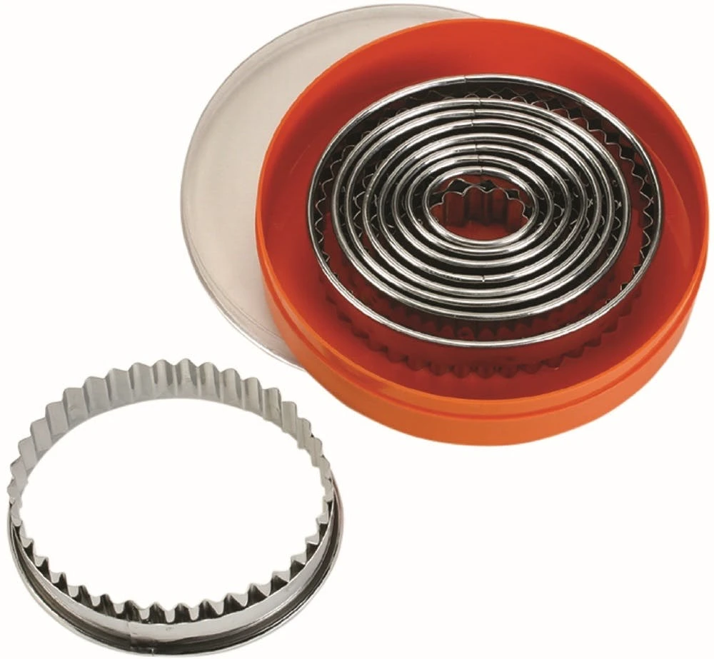 Esmeyer 1 X SCHNEIDER Ausstechersatz Oval Gezackt 12-tlg 0 2 Esmeyer 1 X SCHNEIDER Ausstechersatz Oval Gezackt 12-tlg 0 – Bild 2