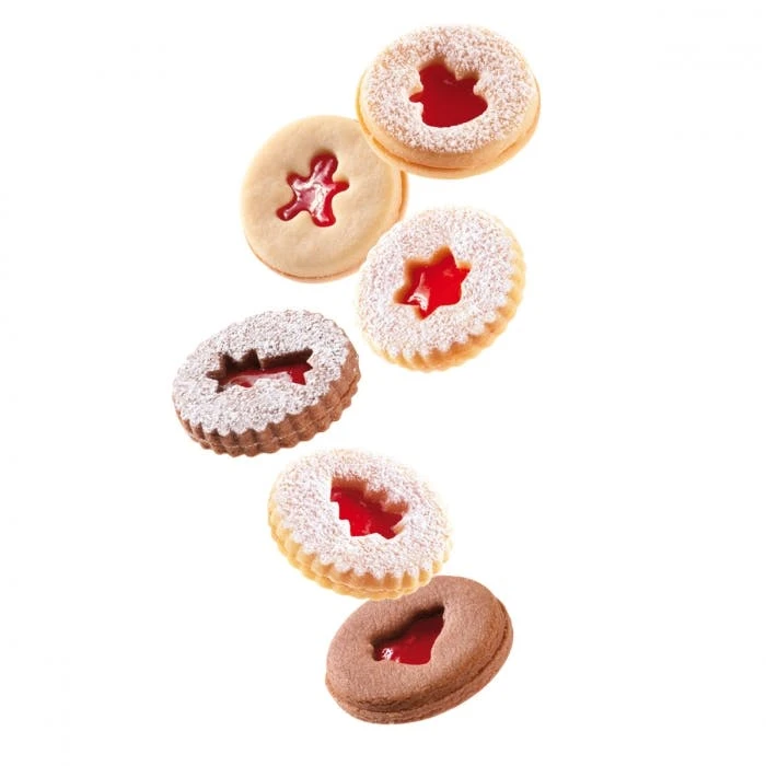 Null Tescoma Ausstechform 8-tlg SET Weihnachten Plätzchenausstecher Ausstecher Teig 7 Null Tescoma Ausstechform 8-tlg SET Weihnachten Plätzchenausstecher Ausstecher Teig – Bild 7