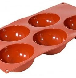 Contacto 3x Silikon-Backmatte. HALBKUGEL Mit 6 Formen Aus Reinem Silikon. Format: 30 X 17.5 Cm Durchmesser: 7 Cm. Höhe: 3.5 Cm -Schneider-Geschäft d2069fd2 cd47 429c b42f 15a05aa7c222 1